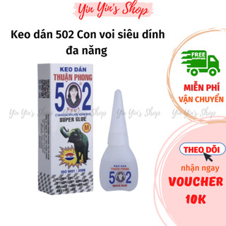 Keo dán 502 con voi siêu dính đa năng