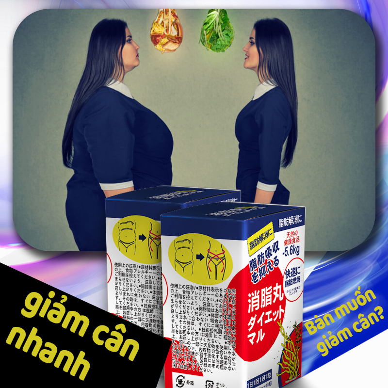 Các sản phẩm giảm cân thực sự được nhập khẩu từ Nhật Bản, giảm chất béo lành mạnh, chế độ ăn uống dinh dưỡng
