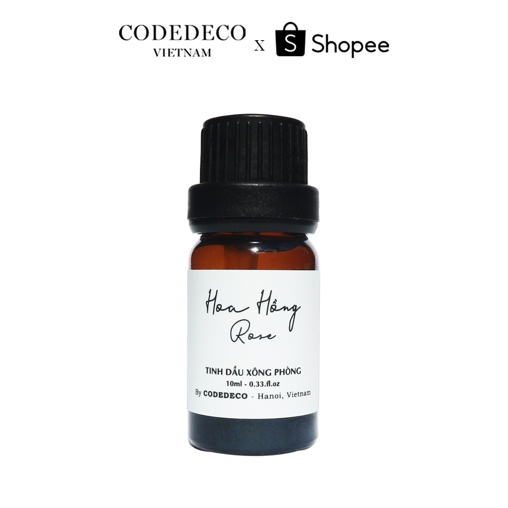 Tinh dầu khuếch tán CODEDECO Hoa Hồng 10ml