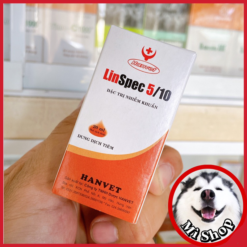 Linspec 5/10 lọ 20ml gà đá, heo, trâu, bò