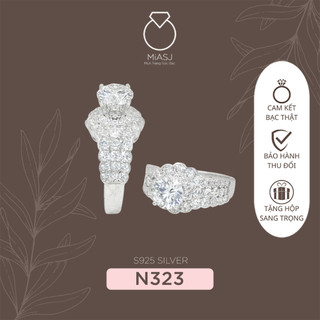 Nhẫn bạc Ý Italy S925 cao cấp xi Kim Mã N323 | MIA Trang sức bạc