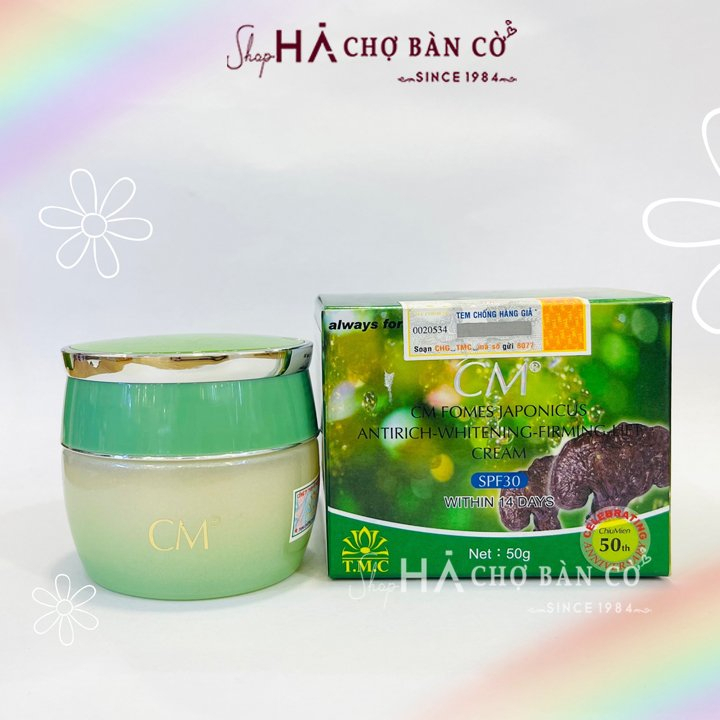 Kem Linh Chi CM(CTY) - Fomes Japonicus Antirich Whitening Firming Lift Cream SPF30 50g