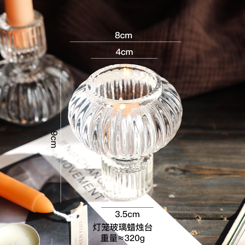 Cốc nến tealight thủy tinh nhiều hình dáng