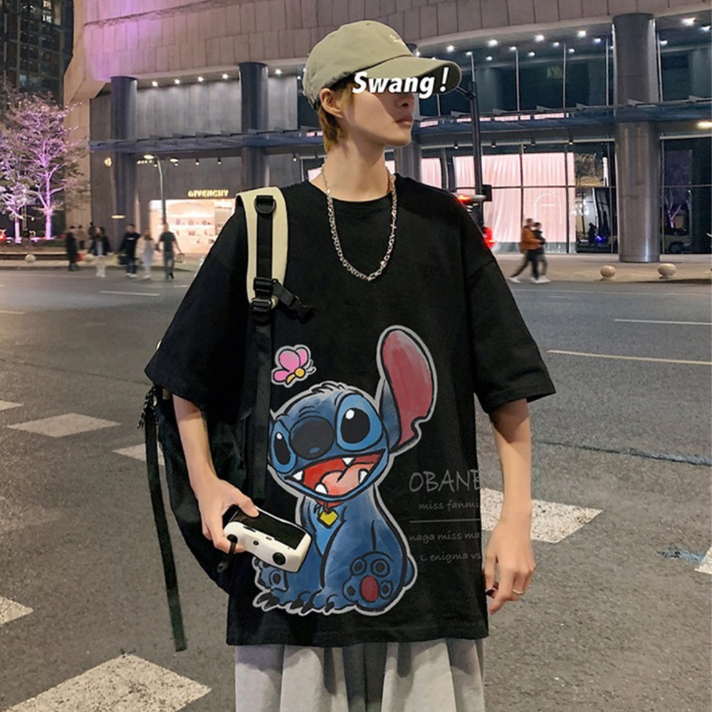 Áo Thun Tshirt Nữ Nam Unisex Chất Vải Thun Cotton Loang 3D Usz WAT460CT