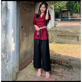 Set lam đi chùa - bộ đi lễ chùa dịu dàng, duyên dáng phong cách cổ truyền, đáng yêu chất lụa cao cấp mềm mịn  M713