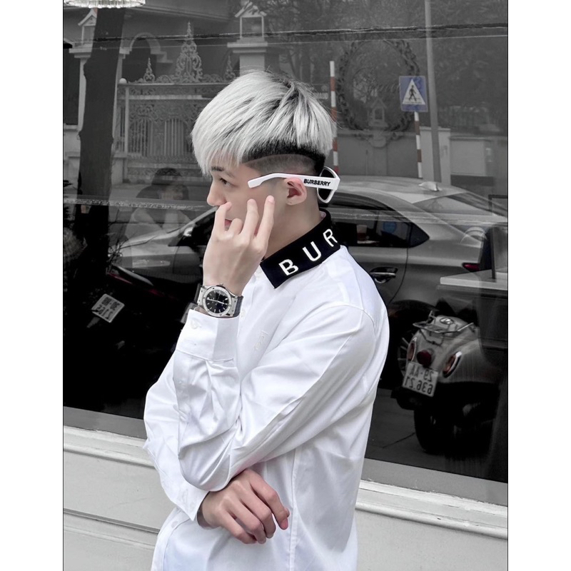 Áo sơ mi trắng Burberry dài tay - Áo sơ mi nam
