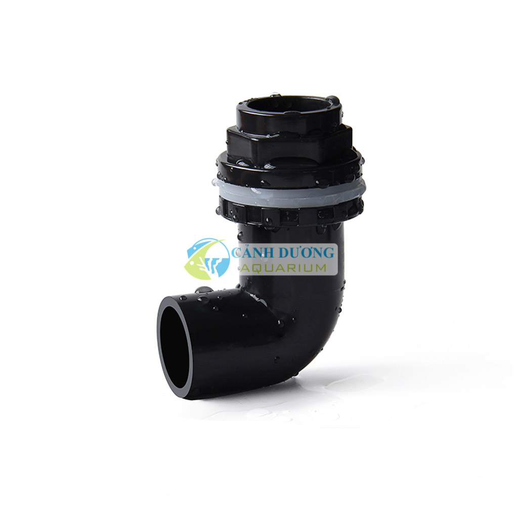 Nối răng trong góc 90 độ, răng ngoài màu đen ĐEN U-PVC Phi 32-25-20 chuyên dùng cho hồ cá