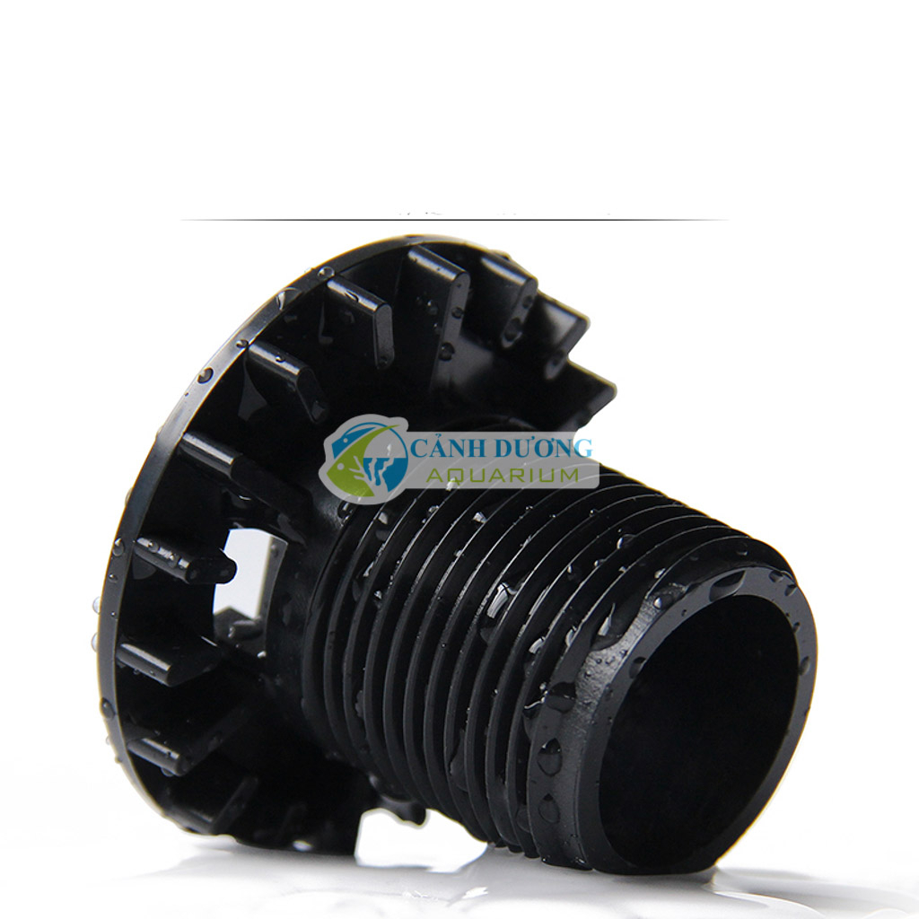 Nấp hút đáy, xả đáy, xả lọc chữ L màu đen ĐEN U-PVC Phi 32-25-20 chuyên dùng cho hồ cá