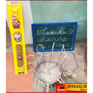 sx - NHANG THƠM / HƯƠNG THẮP / NHANG BÀN THỜ / HƯƠNG CUỘN TÀN - TAM HOA (1thẻ 30 nén) hương thơm mùi Trầm Bắc