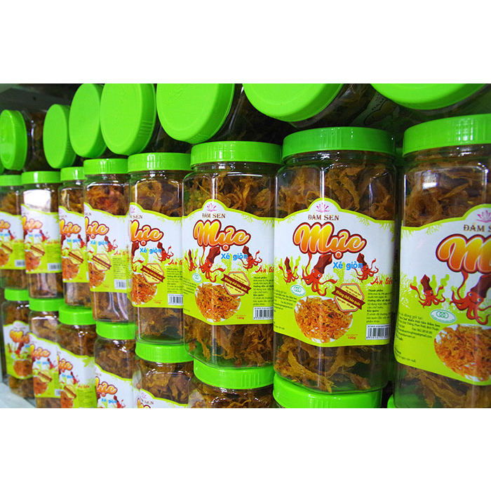 Mực xé giòn Đầm Sen - 100g