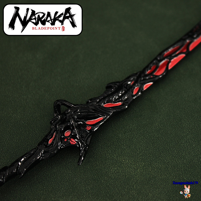 Mô hình Naraka Bladepoint Flaming Ash Burning Tàn kiếp Thiêu Rụi đao