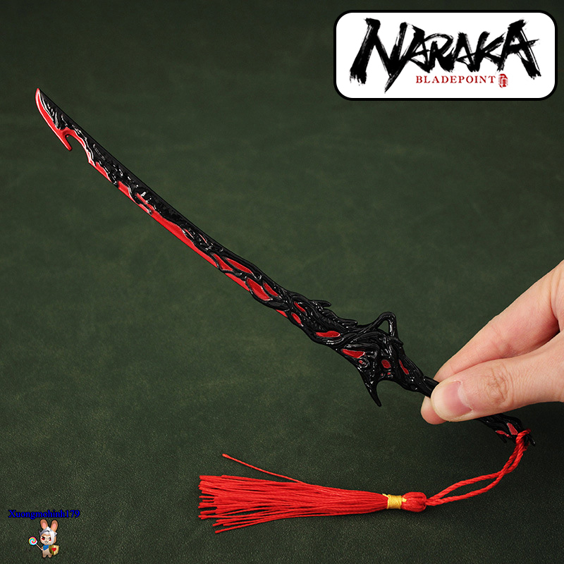 Mô hình Naraka Bladepoint Flaming Ash Burning Tàn kiếp Thiêu Rụi đao