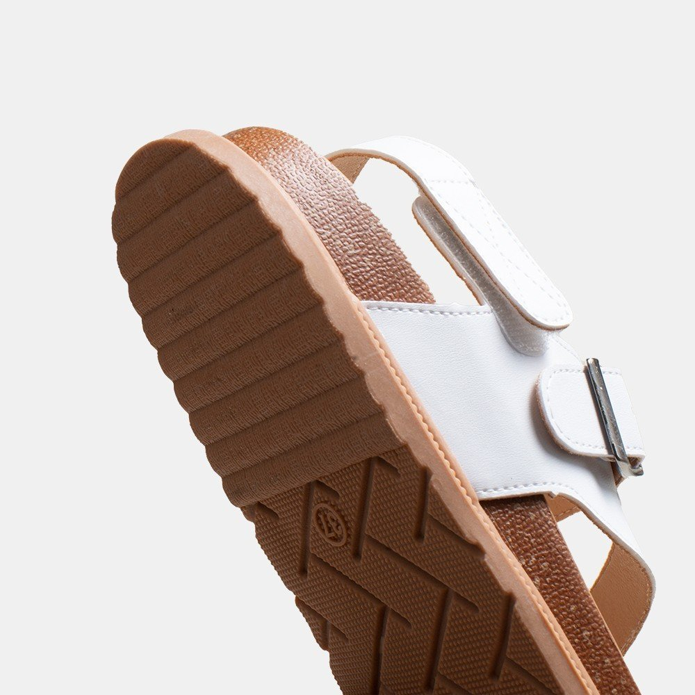 Giày sandal nữ quai chéo xỏ ngón đế bằng cao 2 phân BQ SD CHC019 (Xi)
