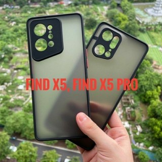 Ốp lưng nhám Oppo Find X5, Find X5 Pro chống sốc, chống Vân tay bảo vệ camera siêu đẹp