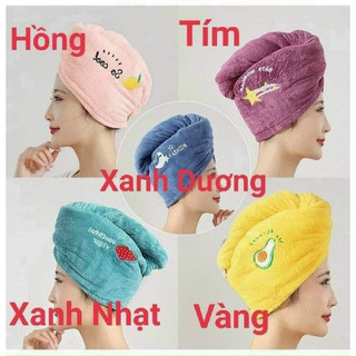 Khăn cuốn tóc trùm đầu hút nước nhanh khô siêu thấm