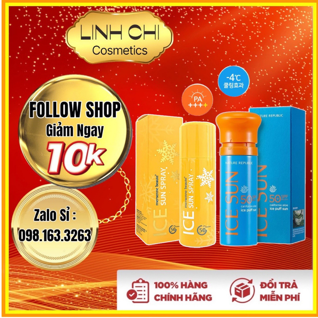 Kem Chống Nắng Ice Sun Nature Republic SPF 50 PA+++