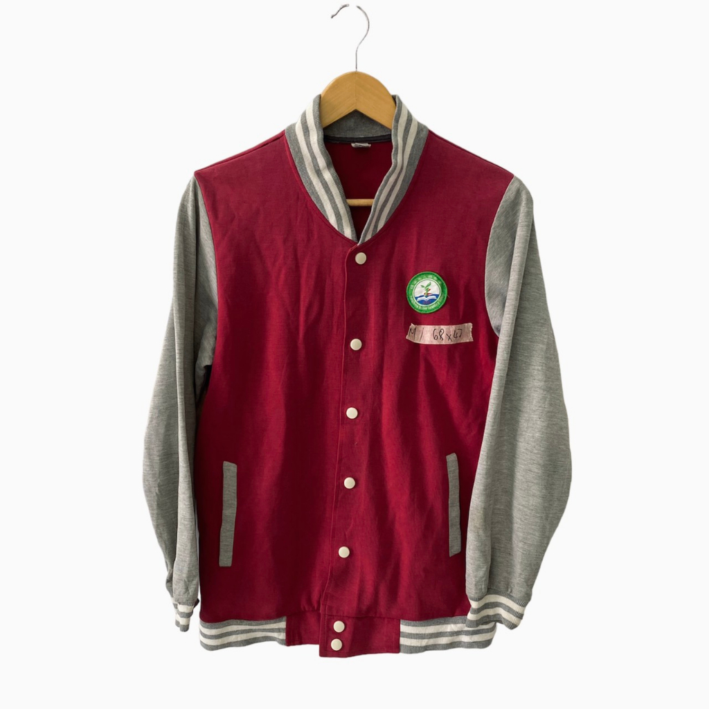 Áo Khoác Bomber Bóng Chày 2hand Mùa Hè Unisex, Áo Jacket Phối Nỉ Secondhand Nam Nữ