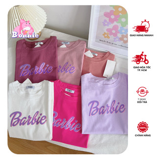 Áo thun tay lỡ 3158 barbie - áo phông 3158 cotton khô