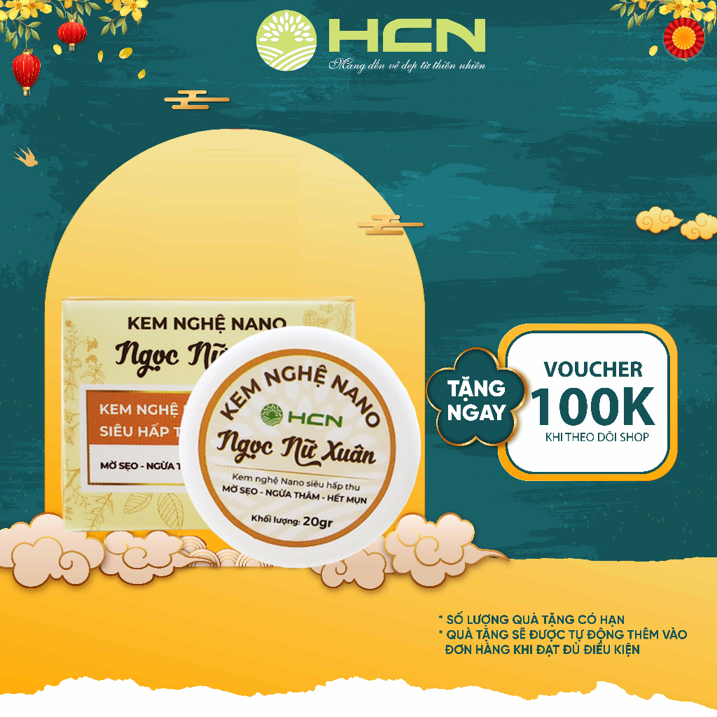 Kem Nghệ Ngọc Nữ Xuân Mờ Sẹo, Giảm Thâm, Ngăn Ngừa Mụn Và Phục Hồi Da Hư Tổn Hiệu Quả 20gram
