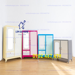 Tủ sắt quần áo sơn dầu 2 cánh- đủ size cho gia đình