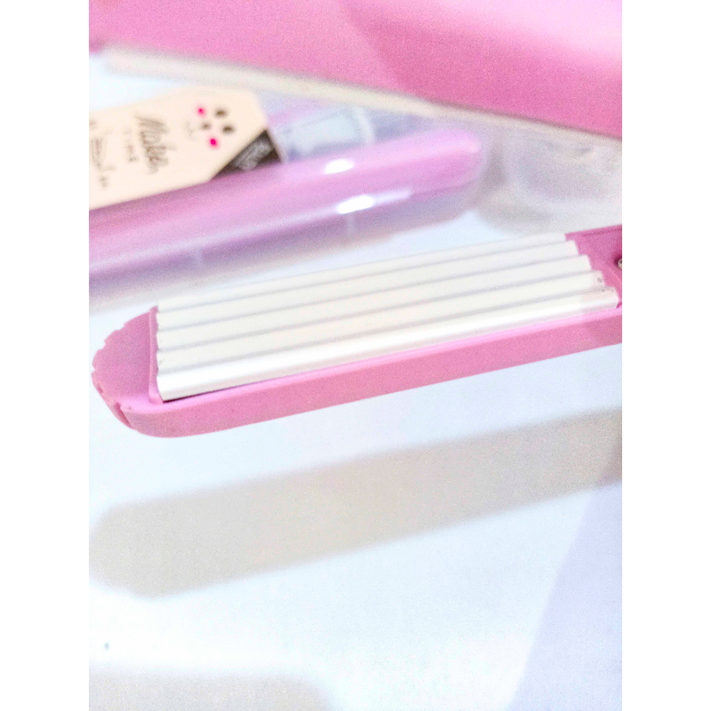 Máy dập xù máy tạo nếp tóc mini tiện lợi du lịch hàng chuẩn đẹp máy là tóc máy làm xoăn