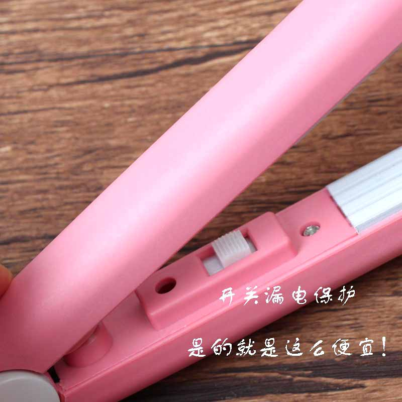 Máy dập xù máy tạo nếp tóc mini tiện lợi du lịch hàng chuẩn đẹp máy là tóc máy làm xoăn