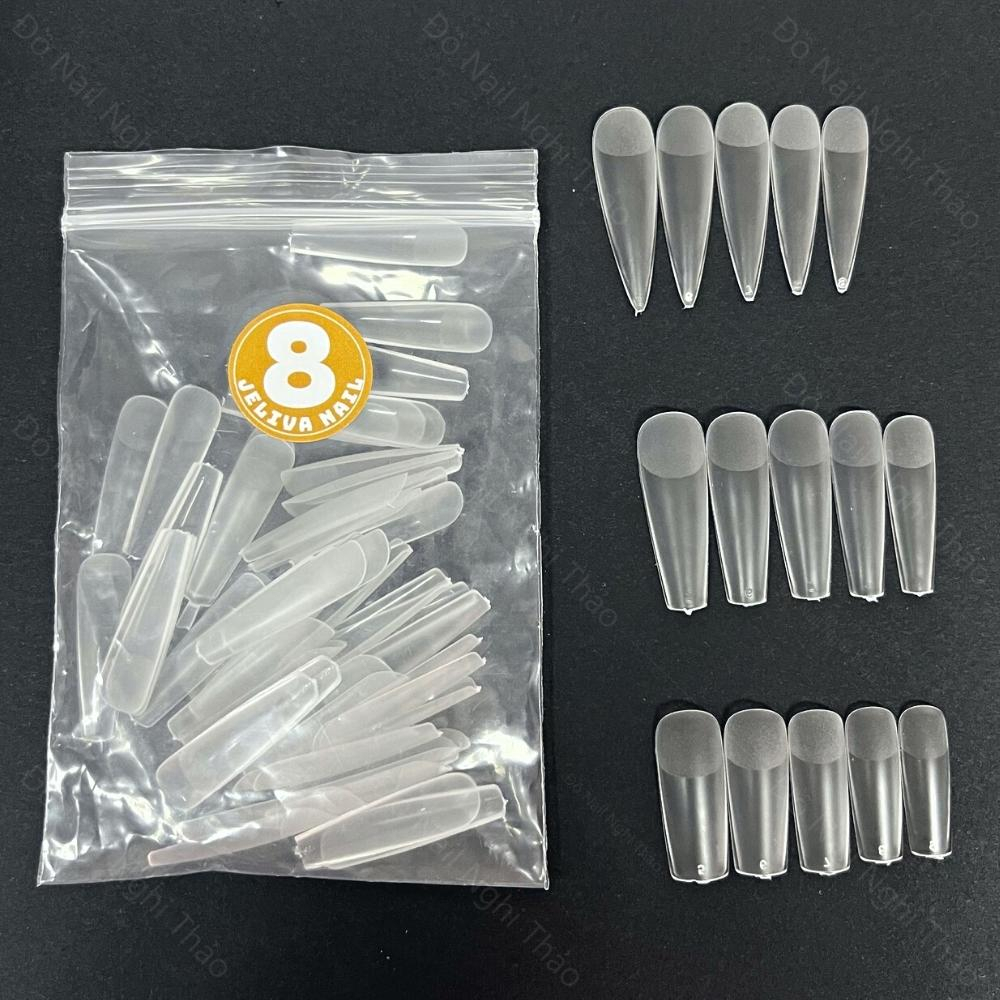 Móng úp lẻ size nhám JELIVA túi 50 móng