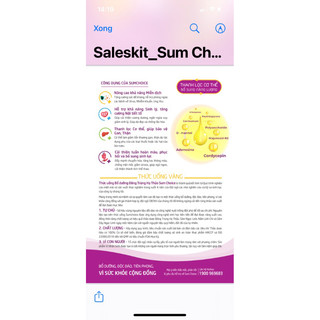 1 thùng nước đông trùng hạ thảo - SumChoice