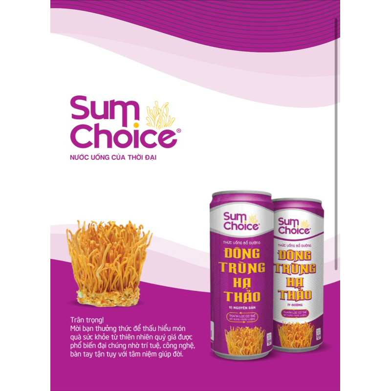 1 thùng nước đông trùng hạ thảo - SumChoice
