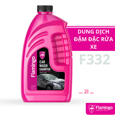 Can Dung Dịch Đậm Đặc Rửa Xe Flamingo F332/F068 2 lít – Hãng Phân Phối Chính Thức