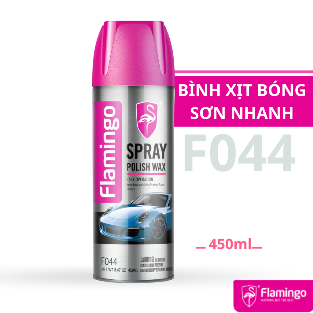 Bình Xịt Bóng Sơn Nhanh Flamingo F044 450ml - Hãng Phân Phối Chính Thức