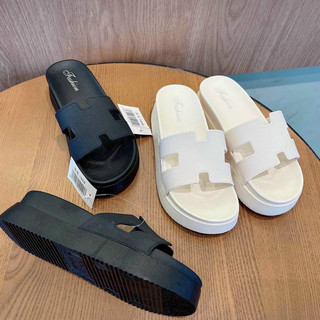 Dép lê nhựa chữ h đế bằng 4cm - cerihouse