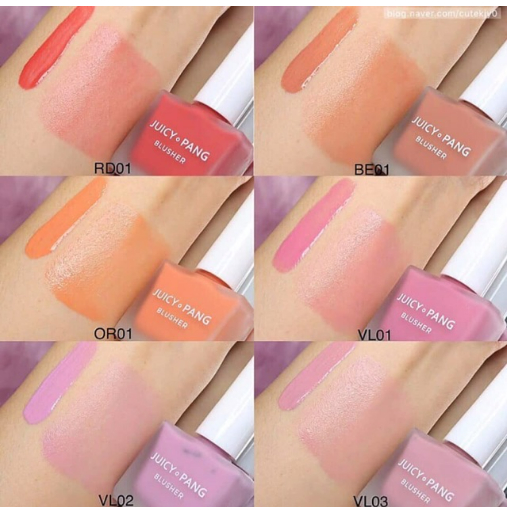 Phấn Má Hồng Dạng Kem APIEU Juicy Pang Blusher 9g