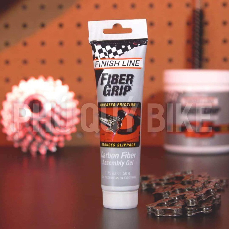Mỡ Bò Dùng Cho Các Vật Liệu CARBON Finish Line Fiber Grip 50ml