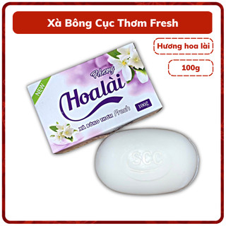 XÀ BÔNG CỤC THƠM FRESH HƯƠNG HOA LÀI 100G