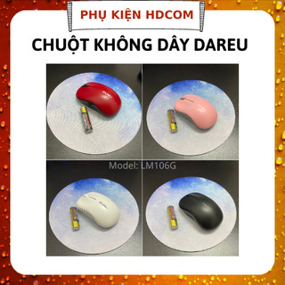Chuột không dây, Chuột máy tính Wireless Dareu LM106G hàng Chính hãng