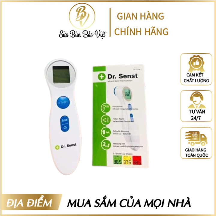 Nhiệt Kế Dr Senst Nội Địa Pháp 2in1 Chính Xác Và An Toàn
