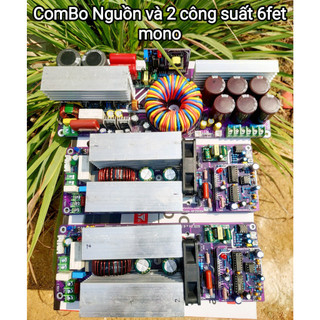 Combo mạch nguồn xung & công suất class d 6fet