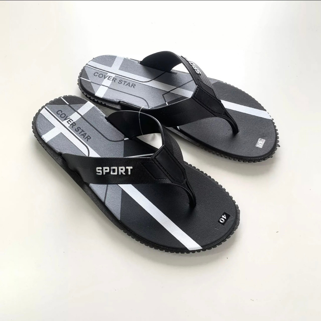 Dép kẹp thời trang nam phối màu, mang êm chống trơn trượt - L08