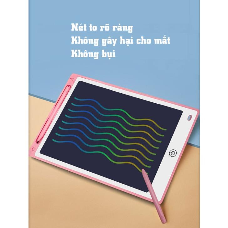 Bảng vẽ tự xóa điện tử 3D ANDY'S KIDS bảng viết vẽ thông minh 8.5,12 inch màn hình LCD đa sắc đồ họa đẹp kèm bút dạy học