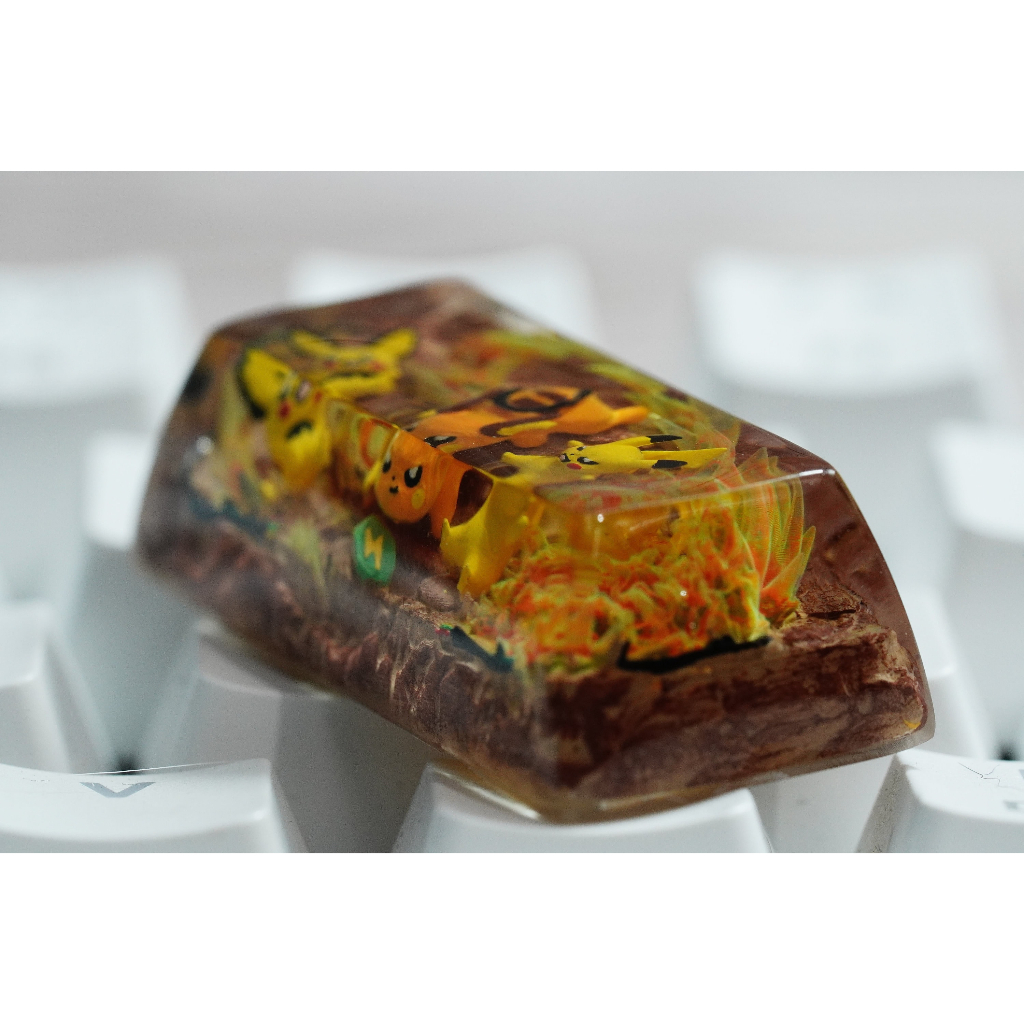 2U pichu, pikachu, raichu keycap - nút bàn phím cơ