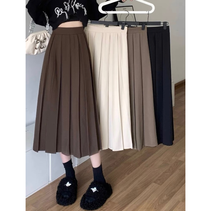 Chân váy xếp ly dài