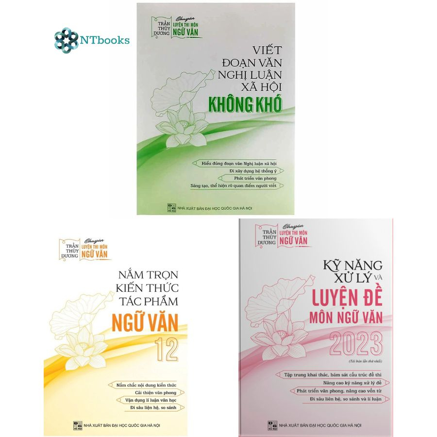 Combo 3 cuốn sách chuyên luyện thi môn ngữ văn