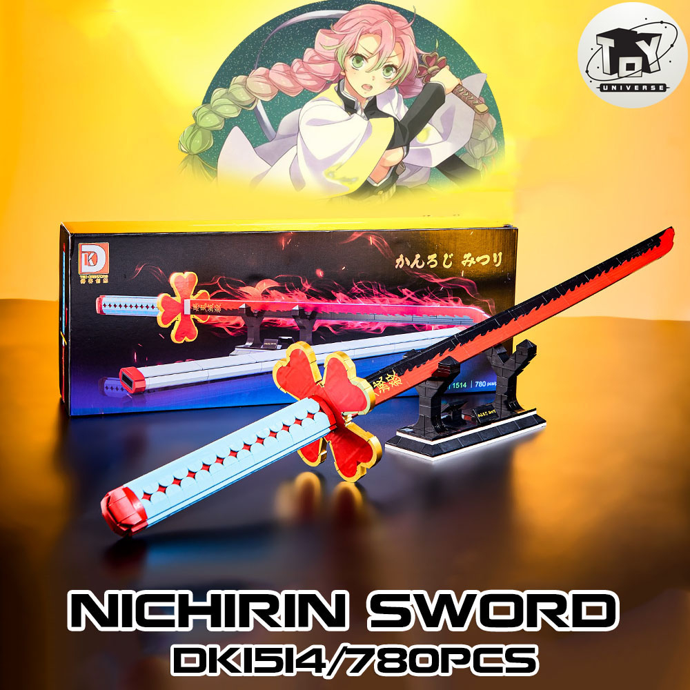 Đồ Chơi Lắp Ráp Lego Mô Hình Thanh Nhật Luân Kiếm Của Luyến Trụ Mitsuri Trong Kimetsu No Yaiba No.DK1514 Với 700+ Mảnh G