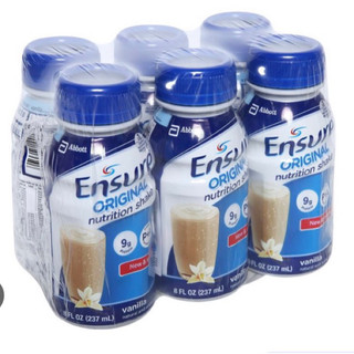 Lốc 6 chai sữa nước Ensure Original hương vanilla