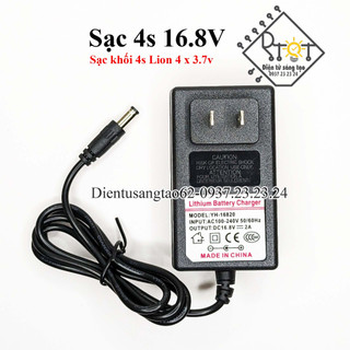 Sạc lion 4s 16.8v 2a tv có đèn báo đầy