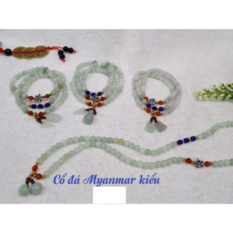 Dây đeo cổ đá kiểu