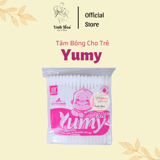 Tăm bông yumy cho bé - gói 100 chiếc
