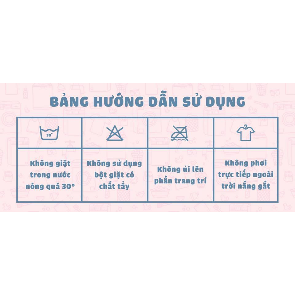 Giày vải cho bé sơ sinh trắng in bông thương hiệu MINTUU