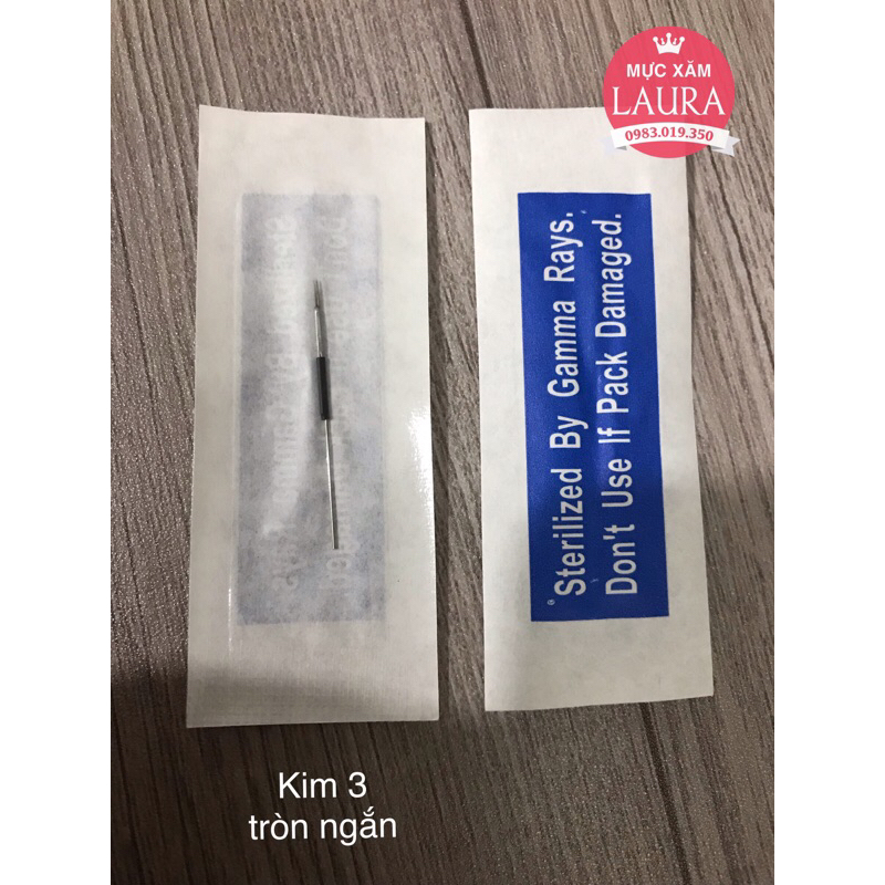 100 Kim ngắn 1-3 máy phun xăm thần thánh